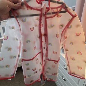 Cat & Jack Kids Rainbow Raincoat - Pink